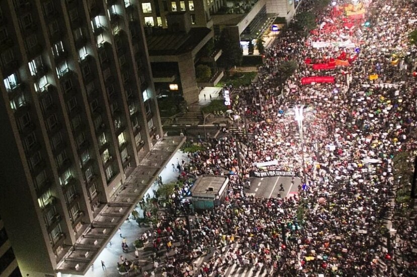 Relato das manifestações